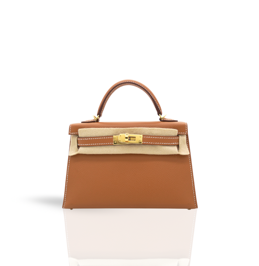 MINI CALLIE 19 GOLD IN EPSOM LEATHER