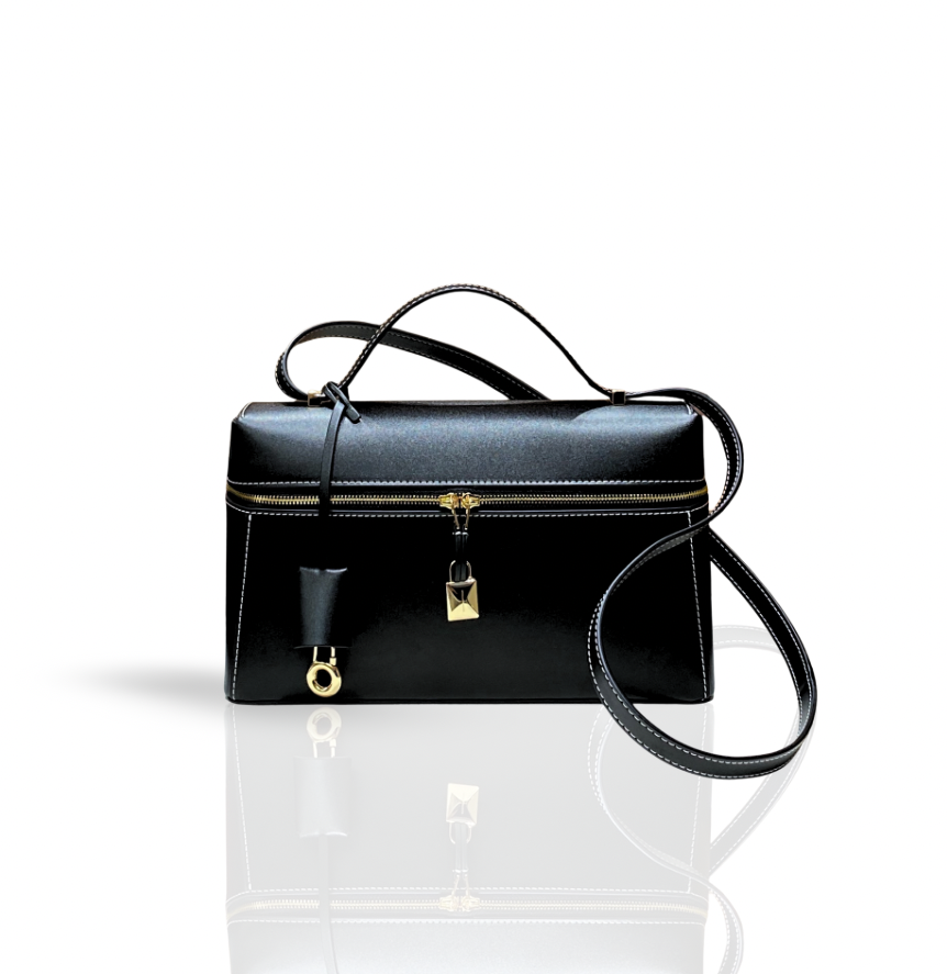 LOUI BLACK 27 IN CALFSKIN LEATHER