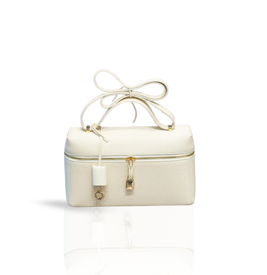 LOUI BEIGE SLING 27 TEXTURED LEATHER
